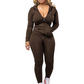 ✨ Sculpted Waist, Easy Stretch | Women's Hooded Wide-Leg 2-Piece Set ⚡ Free Shipping