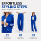 ✨ Sporty Stripes, Flattering Wide-Leg Fit | Women's 2-Piece Set ⚡ Free Shipping