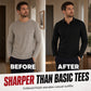 ✨ Textured Finish, Sharper Casual Style | Men's Collared Lightweight Pullover