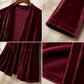 💎 Velvet Texture, Waist-Flattering Peplum | Women's Open Front Cardigan