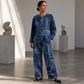 🎨 Denim Look, Lighter Feel | Women's Patchwork Wide-Leg 2-Piece Set ⚡ Free Shipping