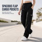 👖 Roomy Pockets, Easy-Moving Fit | Women's Drawstring Cargo Pants