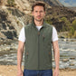 🦺 Stand-Collar Style, Easy Layering | Men's Casual Outdoor Vest