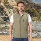 🦺 Stand-Collar Style, Easy Layering | Men's Casual Outdoor Vest
