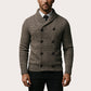 🧶 Double-Breasted Detail, Refined Shawl Collar | Men's Knit Cardigan ⚡ Free Shipping