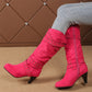 👢 Studded Detail, Steadier Steps | Women's Slouchy Knee-High Boots ⚡ Free Shipping