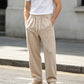 👖 Textured Everyday Style | Men’s Relaxed Straight-Leg Corduroy Pants