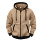 🔥 Plush-Lined Warmth, Easy Zip-Up Style | Men's Hooded Sweatshirt ⚡ Free Shipping