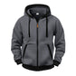 🔥 Plush-Lined Warmth, Easy Zip-Up Style | Men's Hooded Sweatshirt ⚡ Free Shipping