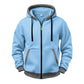 🔥 Plush-Lined Warmth, Easy Zip-Up Style | Men's Hooded Sweatshirt ⚡ Free Shipping