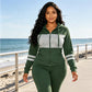 ✨ Color-Block Detail, Flattering Slim Fit | Women's Hooded 2-Piece Set ⚡ Free Shipping