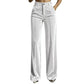 👖 Flattering High Waist, Beautiful Drape | Women's Wide-Leg Trousers