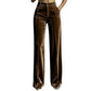 👖 Flattering High Waist, Beautiful Drape | Women's Wide-Leg Trousers