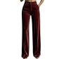 👖 Flattering High Waist, Beautiful Drape | Women's Wide-Leg Trousers