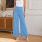 👖 Flattering High Waist, Easy Wide-Leg Drape | Women's Casual Pants