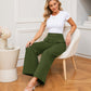 👖 Flattering High Waist, Easy Wide-Leg Drape | Women's Casual Pants