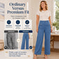 👖 Flattering High Waist, Easy Wide-Leg Drape | Women's Casual Pants