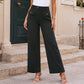 👖 Flattering High Waist, Easy Wide-Leg Drape | Women's Casual Pants
