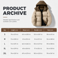 Men's Winter Color-Block Puffer Hooded Jacket
