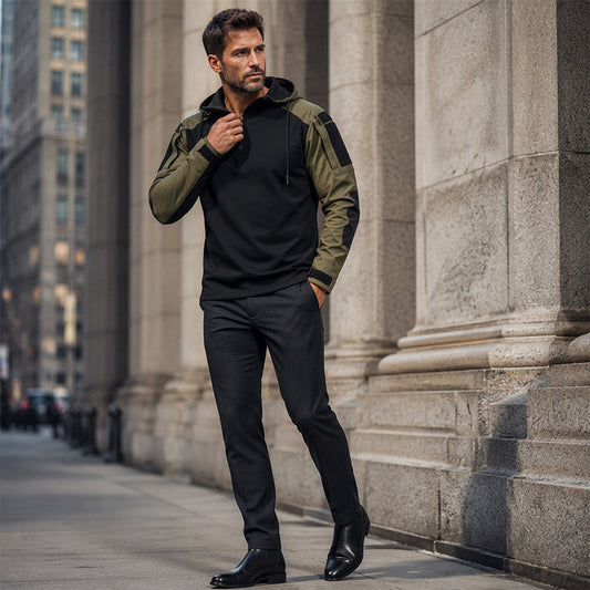 🌲 Tactical Style, Easy-Moving Comfort | Men's Breathable Outdoor Jacket