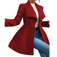 🧥 Sculpted Waist, Elegant Wide Lapels | Women's A-Line Tailored Coat ⚡ Free Shipping