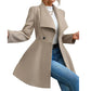 🧥 Sculpted Waist, Elegant Wide Lapels | Women's A-Line Tailored Coat ⚡ Free Shipping