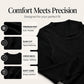 🧶 Ribbed Texture, Easy Everyday Fit | Women's Classic Crew-Neck Knit Top