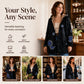 🍂 Artistic Leaf Print, Easy Hooded Coverage | Women's Casual Coat ⚡ Free Shipping