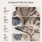 🍂 Artistic Leaf Print, Easy Hooded Coverage | Women's Casual Coat ⚡ Free Shipping