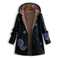 🍂 Artistic Leaf Print, Easy Hooded Coverage | Women's Casual Coat ⚡ Free Shipping