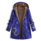 🍂 Artistic Leaf Print, Easy Hooded Coverage | Women's Casual Coat ⚡ Free Shipping