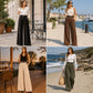 👖 Flattering High Rise, Elegant Drape | Women's Wide-Leg Pants