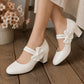 🎀 Elegant Bow Detail, Steadier Chunky Heel | Women's Dress Shoes