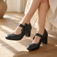 🎀 Elegant Bow Detail, Steadier Chunky Heel | Women's Dress Shoes