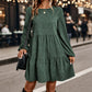 ✨ Vintage Texture | Women’s Long-Sleeve Corduroy Dress