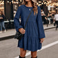 ✨ Vintage Texture | Women’s Long-Sleeve Corduroy Dress