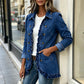 Women's Effortless Button Down Denim Shacket