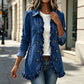 Women's Effortless Button Down Denim Shacket