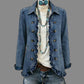 Women's Effortless Button Down Denim Shacket