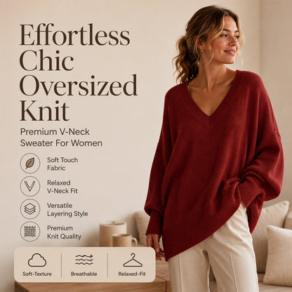Women's Mid Length Knit Sweater