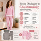 Women's V-Neck Pullover & Wide-Leg Pants Set