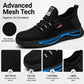 Men Steel Toe Safety Shoes Breathable Work Sneakers
