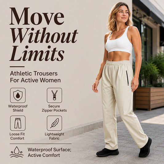 🌧️ Water-Ready Protection, Secure Zipper Pockets | Women's Outdoor Pants