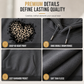 🐆 Leopard Heart Detail, Lightweight Cozy Fit | Women's Fleece Hoodie