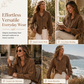🌿 Ruffled Elegance, Relaxed Vintage Fit | Women's Corduroy Blouse