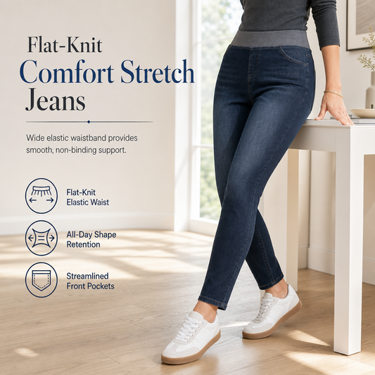 👖 Dig-Free Stretch Waist, Curve-Hugging Fit | Women's Pull-On Jeans