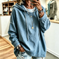 Women's Casual Denim Hoodie
