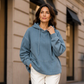 Women's Casual Denim Hoodie