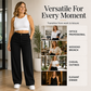 Women's High-Waist Straight-Leg Dress Pants