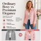✨ Defined Waist, Elegant Ruffle Detail | Women's Peplum Blazer